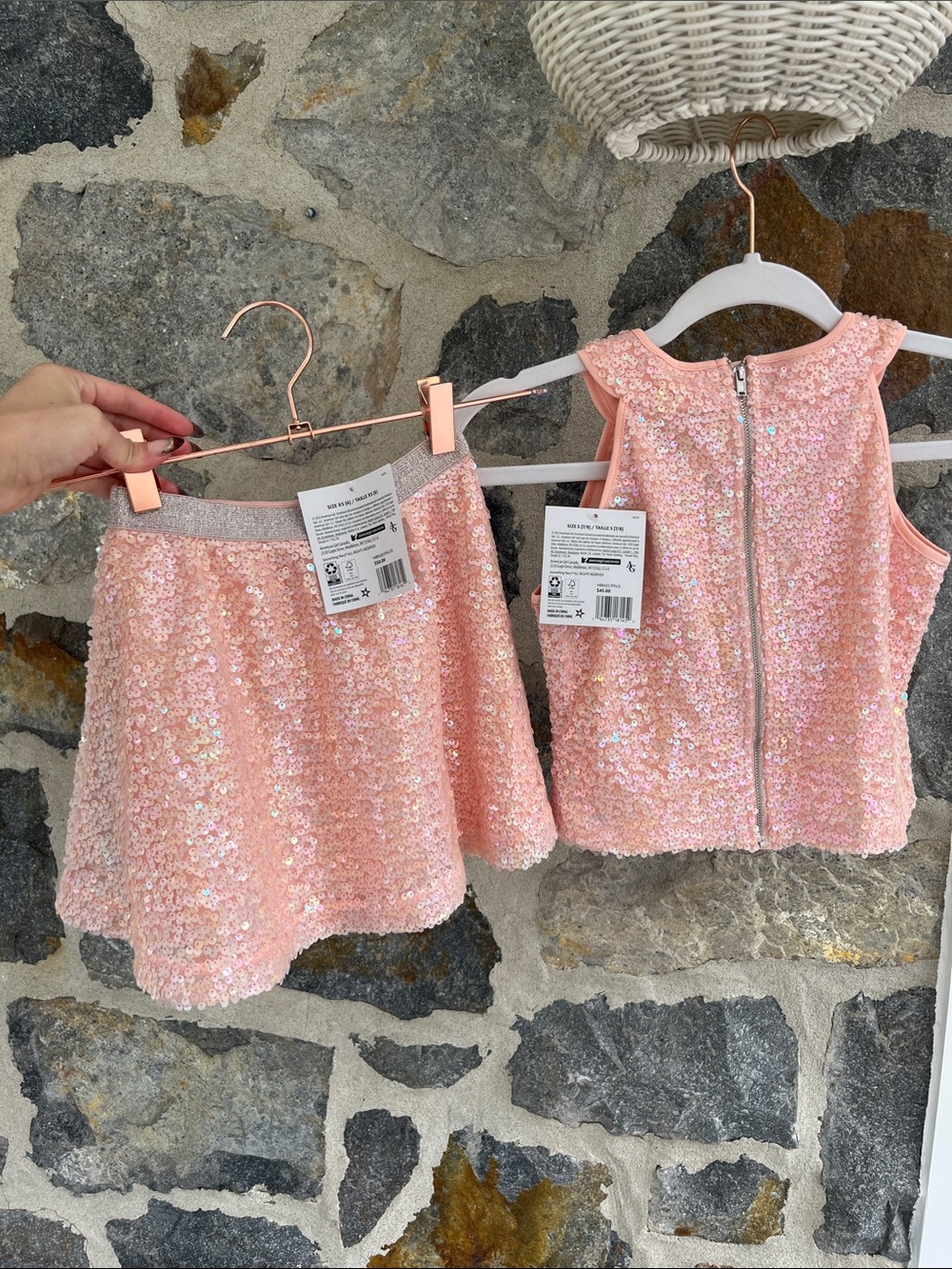 Girls American Girl x Something Navy Holiday Sequin Set - Picture 2 of 6